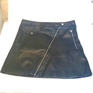 Divided H&M Vegan Leather Skirt